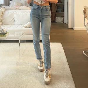 Mother straight leg jeans